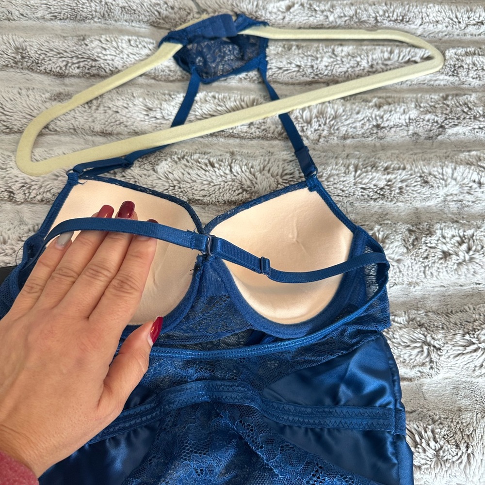 🔥🔥NWT! Super Sexy/ Elegant Frederick’s of Hollywood Teddy Size S - Picture 7 of 13